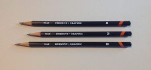 Derwent HB, 2B an 4B Pencils