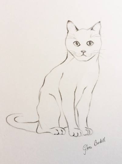 'Oscar the Cat' by Gloria Bardell