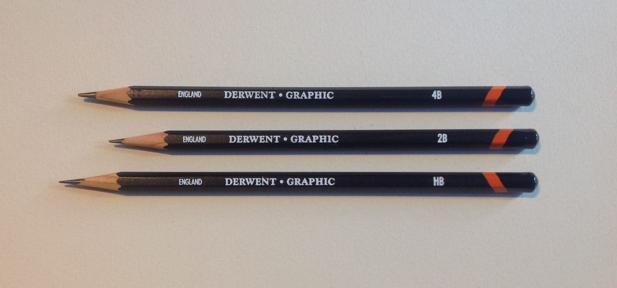 Derwent Sketch Pencils 4/Pkg HB, 2B, 4b & 8b