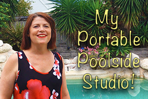 My Portable Poolside Studio