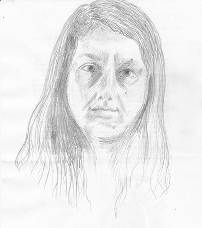 Pre-instruction Self-Portrait by Marta 