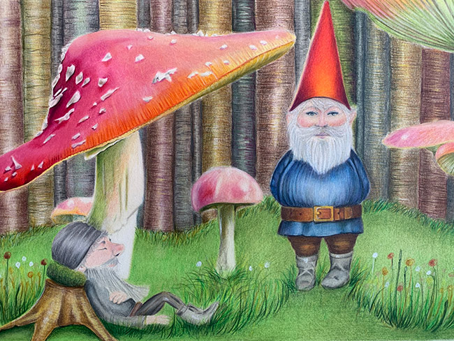 Gnomes in the Forest by Susanne Norling