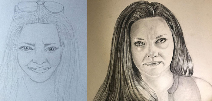Susanne before and after drawings