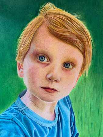 Irma child portrait by Susanne Norling