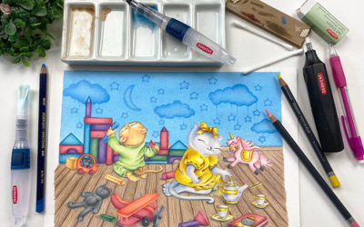 New Painting Course – Imaginary Play with the Cuddleecats