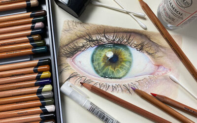 Top 10 Tips to Draw a Photorealistic Eye with Derwent Lightfast pencils