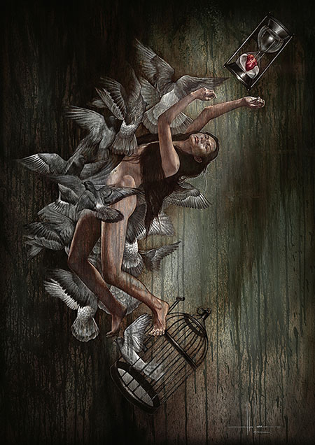 Hari Lualhati The Pursuit of Happiness Oil on Canvas 121.5 cm x 88 cm