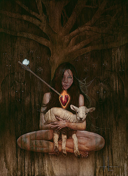 Hari Lualhati Brave Heart Oil on Canvas 121 92cm x 88 9cm